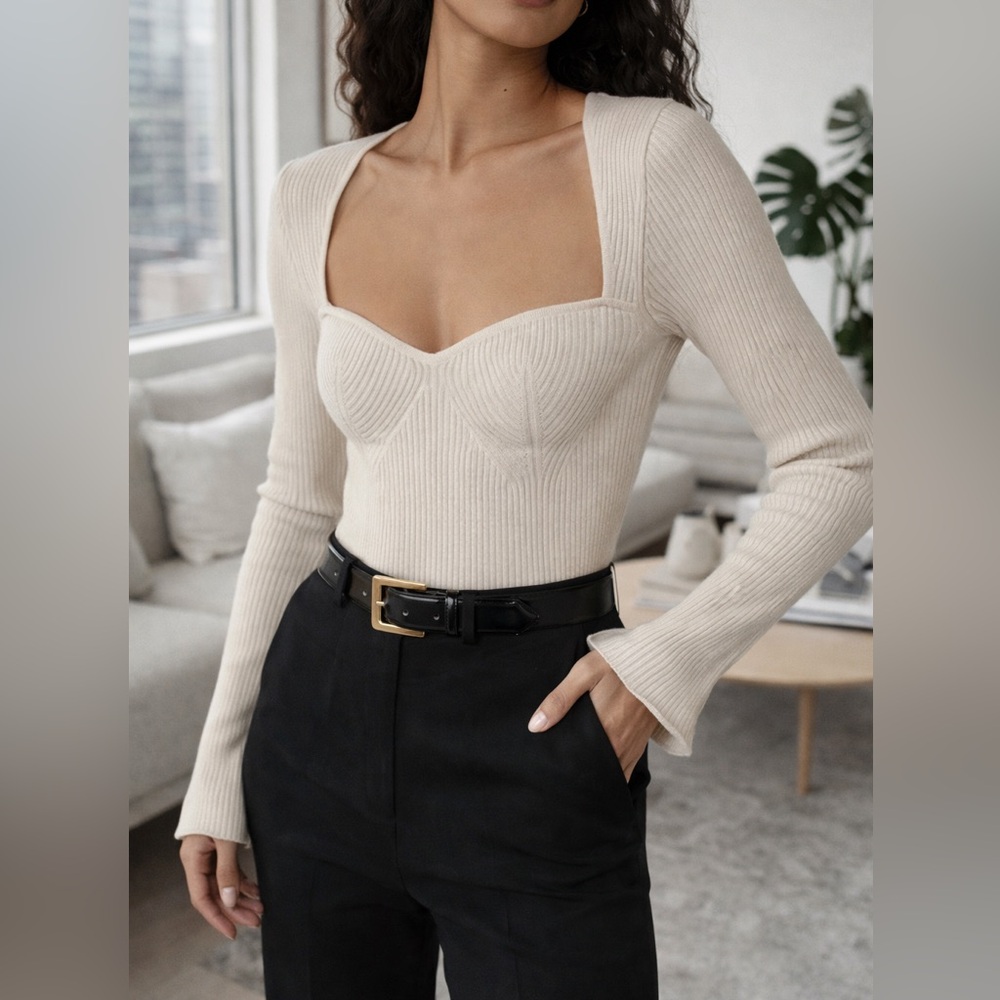 Reformation Glenna Cashmere Sweater